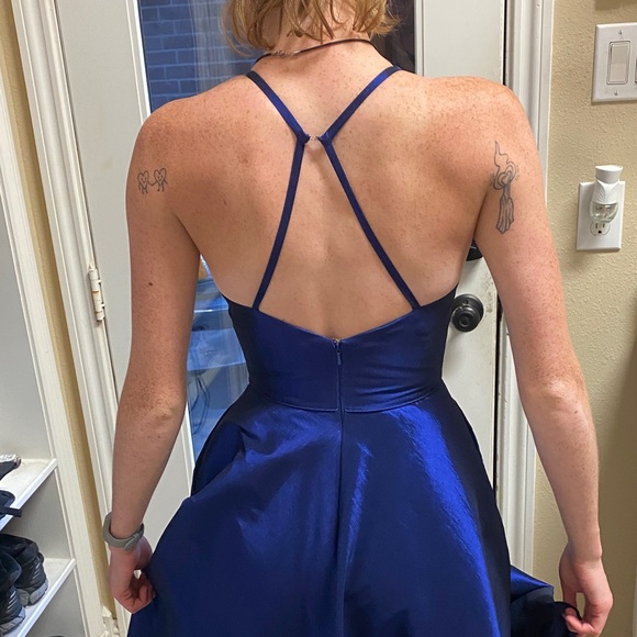 Prom dress, blue - Picture 6 of 10